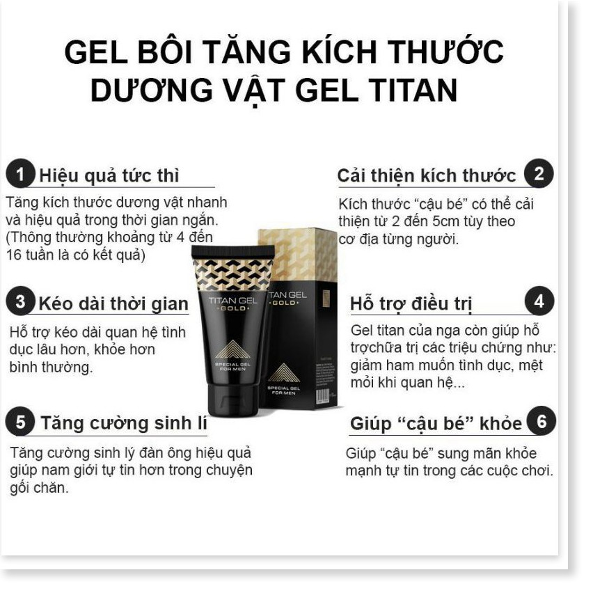 [CHÍNH HÃNG] TiTan- gel_nội địa Nga Gold