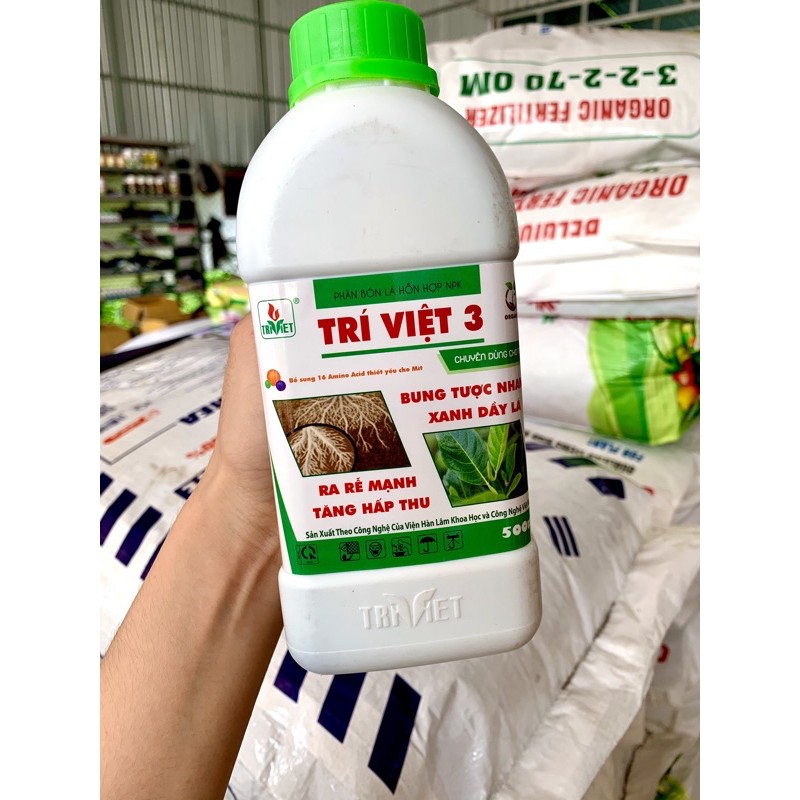 phân bón lá hỗn hợp NPK TRÍ VIỆT 3