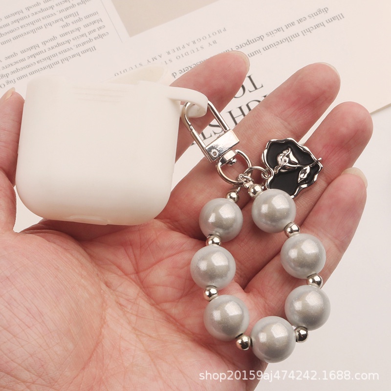 Mới Móc Khóa Hình Trái Tim Đính Ngọc Trai Dễ Thương