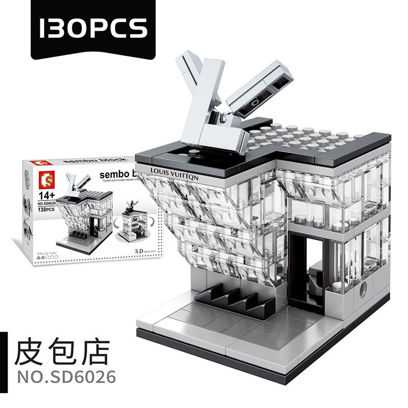 ♨✉Hàng Có Sẵn Đồ Chơi Khối Lắp Ráp Cửa Hàng Nước Hoa Thành Phố Senbao IKEA Cửa Hàng Nước Hoa Đồ Chơi Lắp Ráp Thu Nhỏ