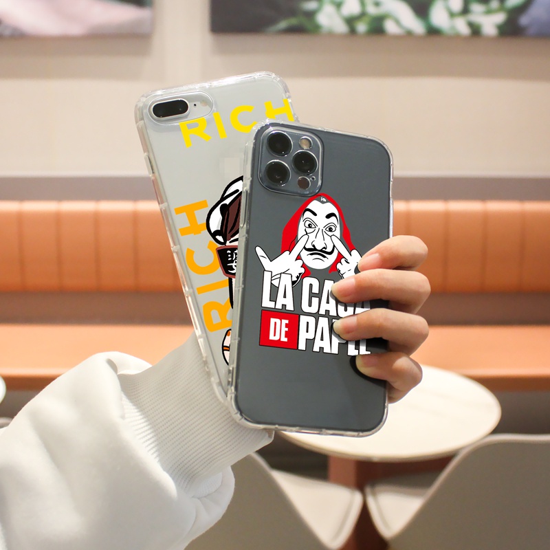 Ốp lưng iphone Ốp điện thoại SUNTAIHO TPU trong suốt dáng vuông chống rơi toàn diện cho iPhone 13 12 11 ProMax X XSMax XR 8 7 6 6SPlus