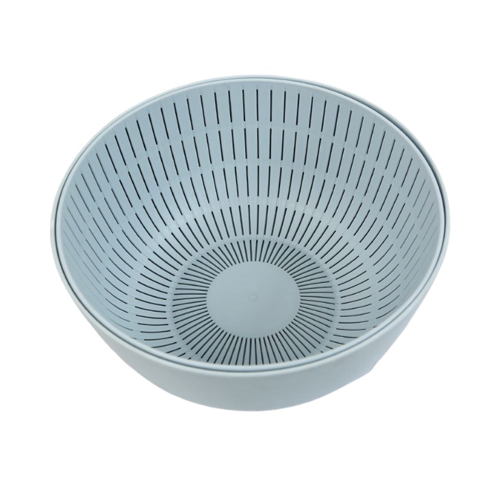 Bộ thau rổ nhựa ĐA NĂNG 23cm, Inochi Yoko Nhật Bản, dụng cụ nhà bếp cao cấp, tiện lợi, an toàn tuyệt đối, Vạn Phúc