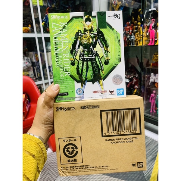Đồ chơi siêu nhân Mô hình SHF Zangetsu Kachidoki Arms Hàng chính Hãng Bandai S.H.Figuarts Kamen Rider Gaim Bản Limited