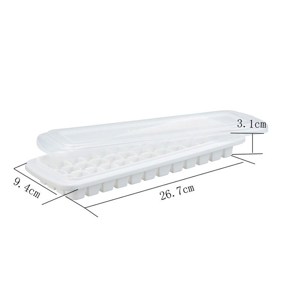 Khay làm đá có nắp đậy Inomata 8 viên / 12 viên / 48 viên - Nội Địa Nhật Bản
