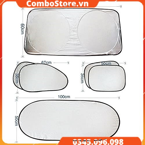 Bộ 6 tấm Chắn nắng Ô Tô Cao cấp Tiện lợi