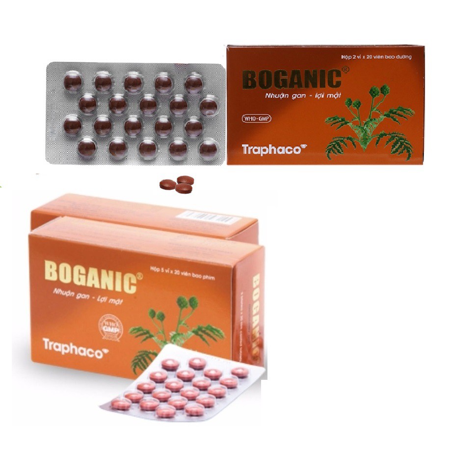 Giải độc gan BOGANIC hộp 100 viên