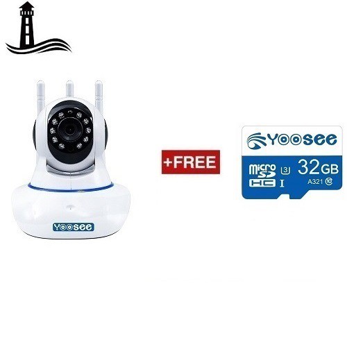 Camera Wifi Yoosee 3 Râu 3.0/ 2.0Mpx đàm thoại 2 chiều, hình ảnh sắc nét | BigBuy360 - bigbuy360.vn