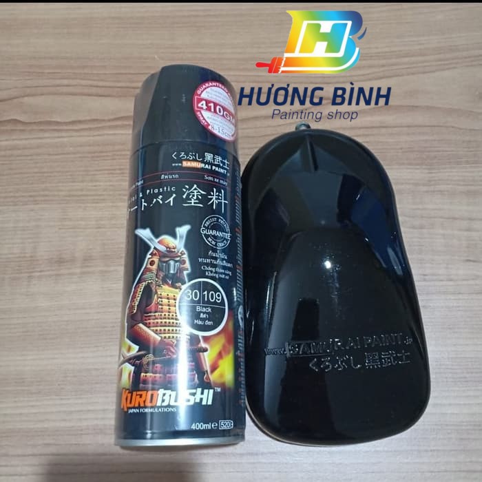 Sơn xịt SAMURAI màu Đen Bóng - 109 (400ml)