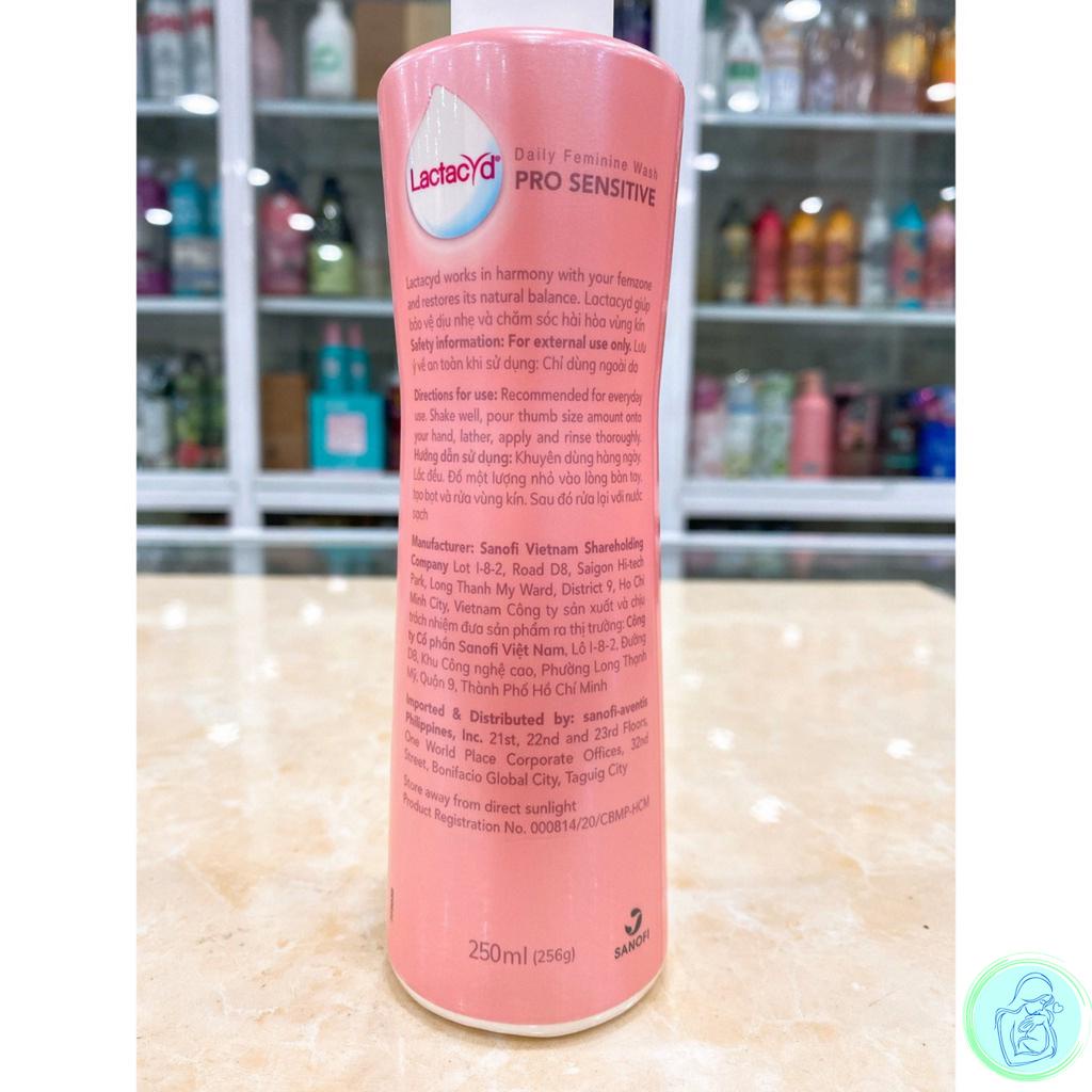 Dung dịch vệ sinh phụ nữ Lactacyd, Bảo vệ, Làm sạch và Ngăn mùi vùng kín - Lọ 250ml - Chuỗi Nhà thuốc Mẹ và Bé