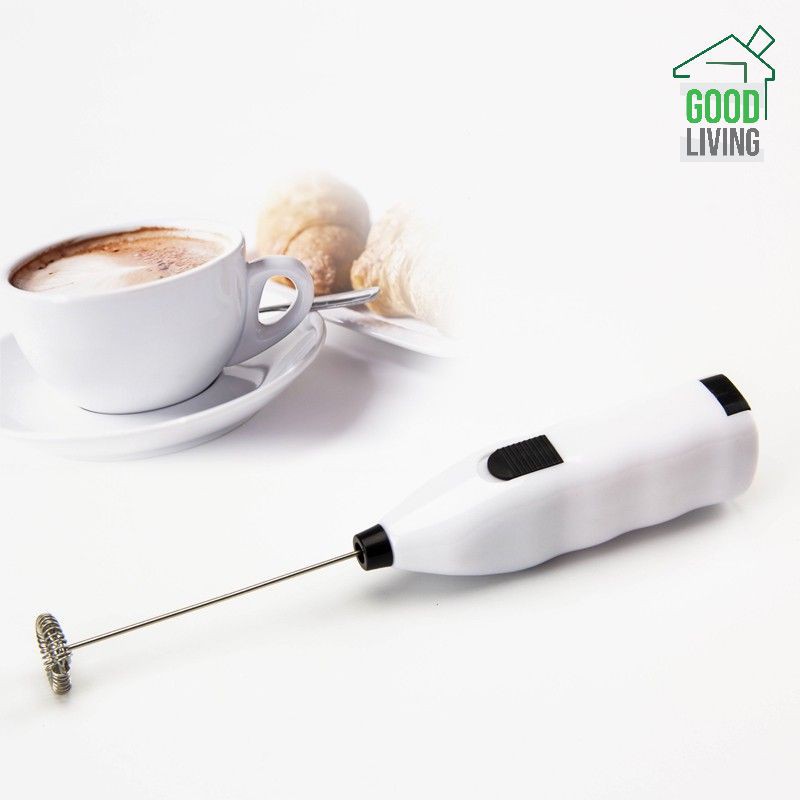 Máy Đánh Trứng,Tạo Bọt Cafe Cầm Tay Mini Sử Dụng Pin Gọn Gàng Tiện Lợi (Pin AA)