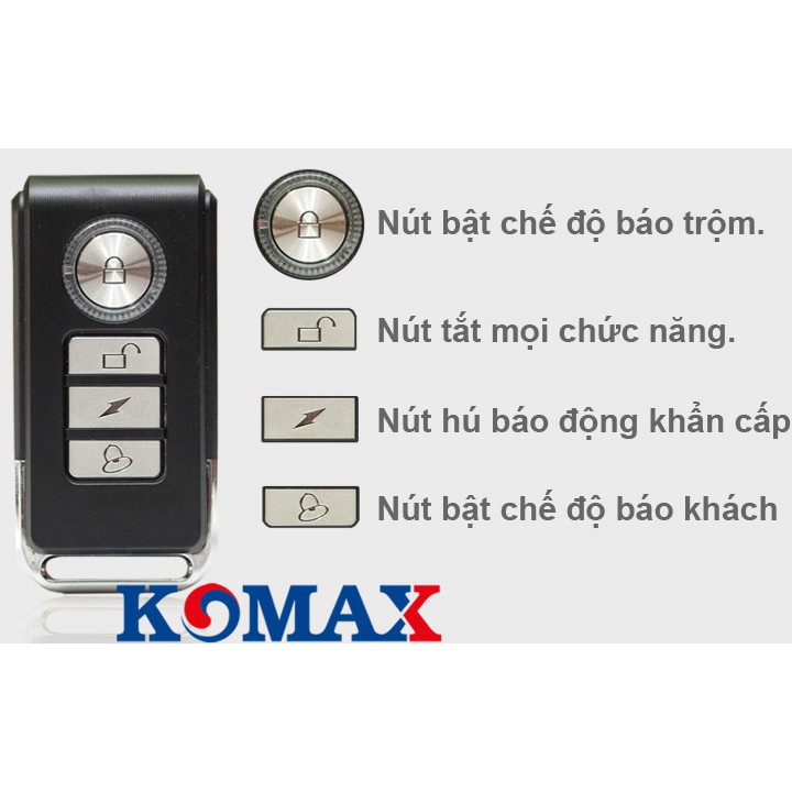 CÔNG TẮC TỪ CHỐNG TRỘM - BÁO TRỘM KOMAX KM-C05