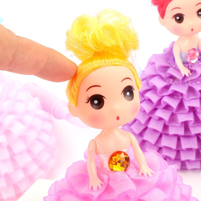 Đồ chơi lồng đèn Búp Bê ChiBi phát sáng nhiều màu sắc dễ thường cho bé gái, đồ chơi trung thu Master Kids