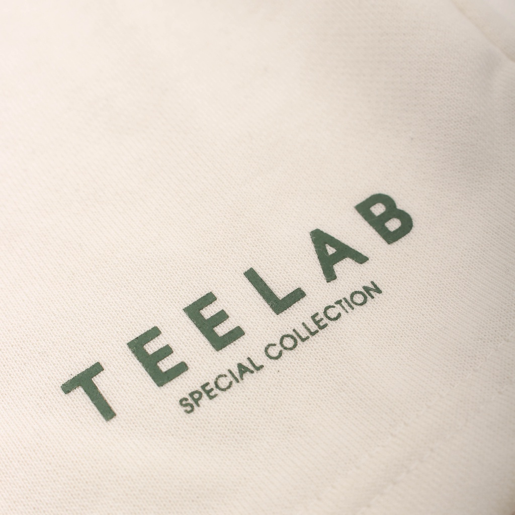 Quần Short Teelab Local Brand Unisex Special Collection Premium / Kem PS028