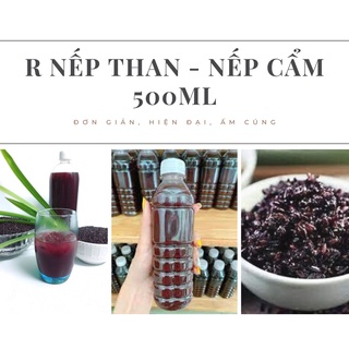 [Bổ máu] Cốt nước lên men nếp than, nếp cẩm 500ml
