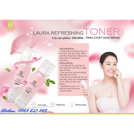 Laura Refreshing Toner - Nước Hoa Hồng