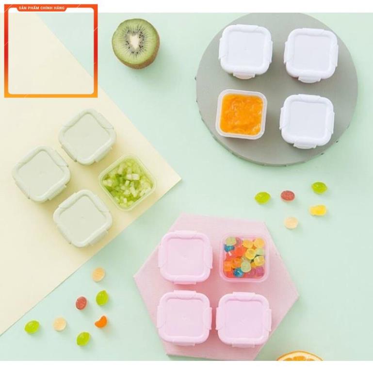 Hộp Trữ Đông ,Khay Trữ Đông Có Nắp 60ml -150ml Bảo Quản Đồ Ăn Dặm Cho Bé