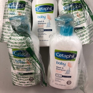 Sữa tắm gội toàn thân Cetaphil baby organic 399ml có vòi