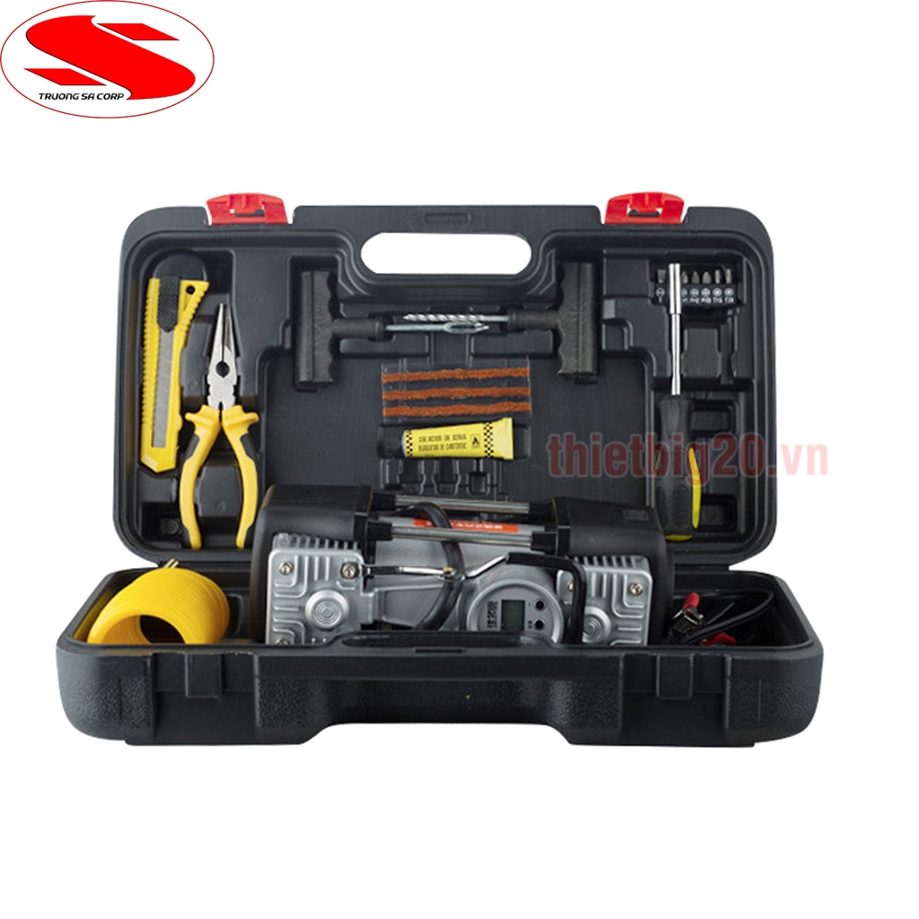 Bộ Dụng Cụ Máy Bơm Ô tô Điện Tử 2 xi-lanh GXE12-3 cài đặt hơi ngắt tự động ( Điện 12V ) | BigBuy360 - bigbuy360.vn