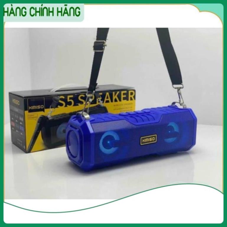 Loa bluetooth mini kimiso KMS S5 Cao Cấp, Âm thanh trầm sống động cho laptop pc BH 12 tháng