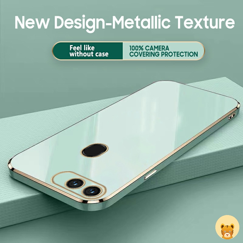 Ốp Điện Thoại Mạ Điện 7 Màu Sang Trọng Đơn Giản Dành Cho Oppo A12 F9 Pro A5S