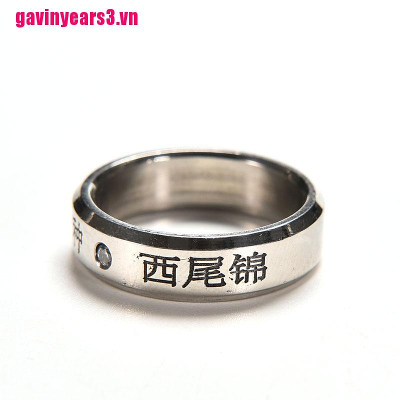 [GAV3]1pcs Cosplay Anime FOR Tokyo ghoul Ken Kaneki Titanium steel ring rings