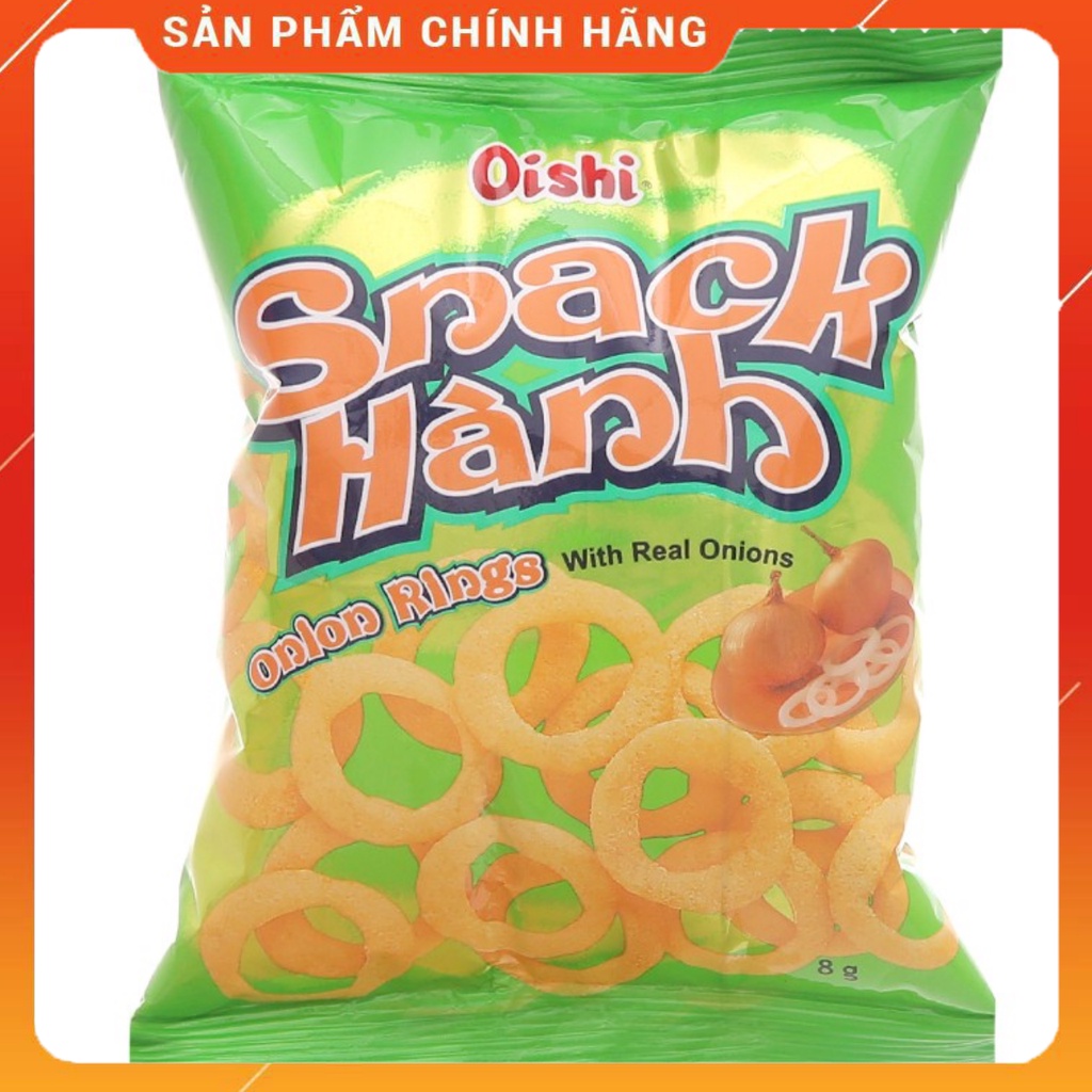 Bim Bim Snack Hành Oishi Orion Rings gói 8g-Ăn Vặt Sumo Snack