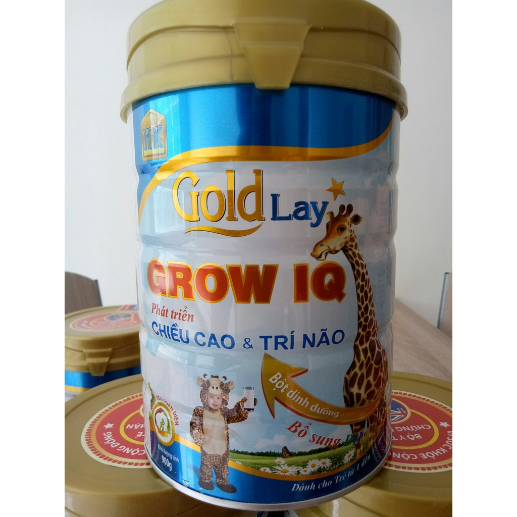 Sữa bột dinh dưỡng Goldlay 900g date 2025 bổ sung DHA, được đặc chế cho trẻ từ 1-15 tuổi