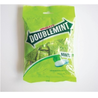 Kẹo ngậm không đường DoubleMint hương bạc hà 39g (30 gói X 1,3g)