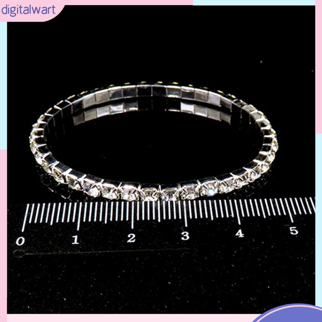 Vòng Tay Hợp Kim Co Giãn Đính Đá Thời Trang Cho Nữ