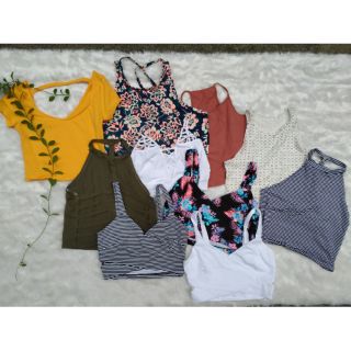 Áo croptop thun cotton sale 50k