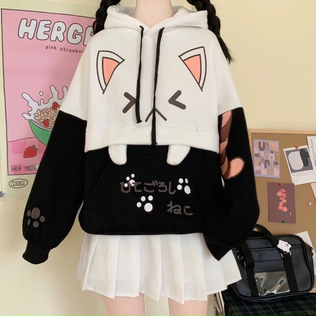 Áo khoác, áo hoodie unisex nam nữ nỉ ngoại chú mèo nổi giận cute năng động thời trang học đường | BigBuy360 - bigbuy360.vn