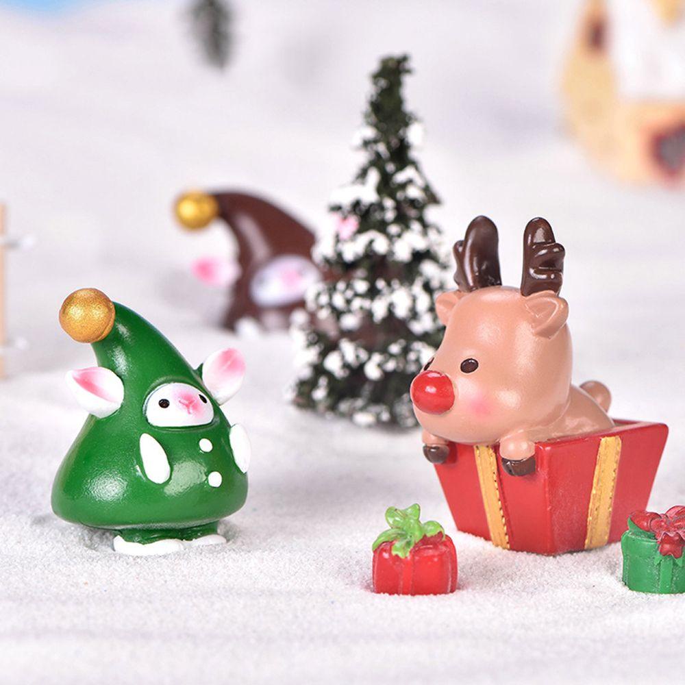 Mô Hình Ông Già Noel / Nai Sừng Tấm Trang Trí Nhà Cửa Dịp Giáng Sinh