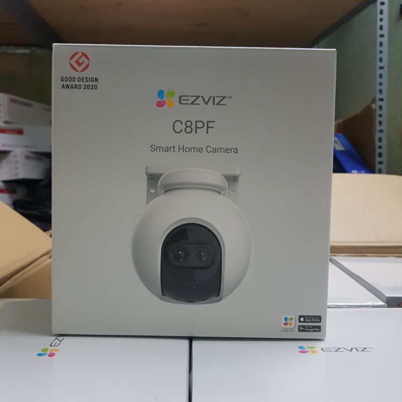 Camera wifi không dây tích hợp AI Ezviz C8PF 2MP - Ống kính kép - Đàm thoại 2 chiều - Xoay 360 độ - Hàng chính hãng