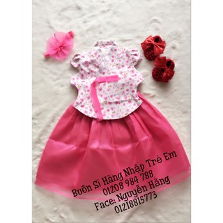 HANBOK CỘC TAY BÉ GÁI