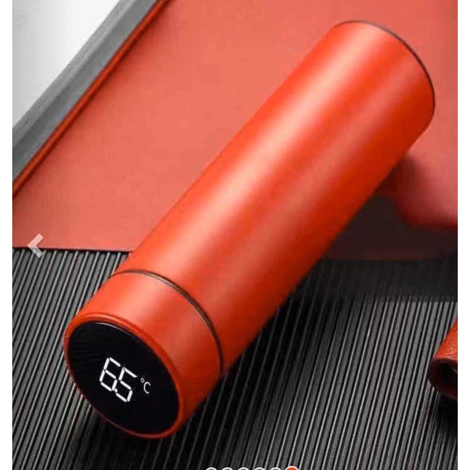 [Freeshipxtra] Bình giữ nhiệt ly giữ nhiệt nắp cảm ứng hiển thị nhiệt độ inox 304 dung tích 500ml