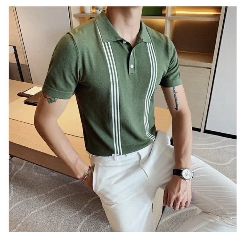 Áo Polo Nam cao cấp vải co giãn size M (Bảng size ảnh cuối)