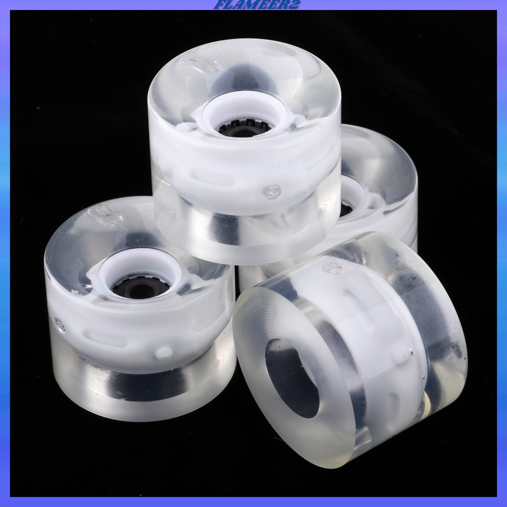 Bộ 4 Bánh Xe Ván Trượt 60mm Đèn Flash 78A