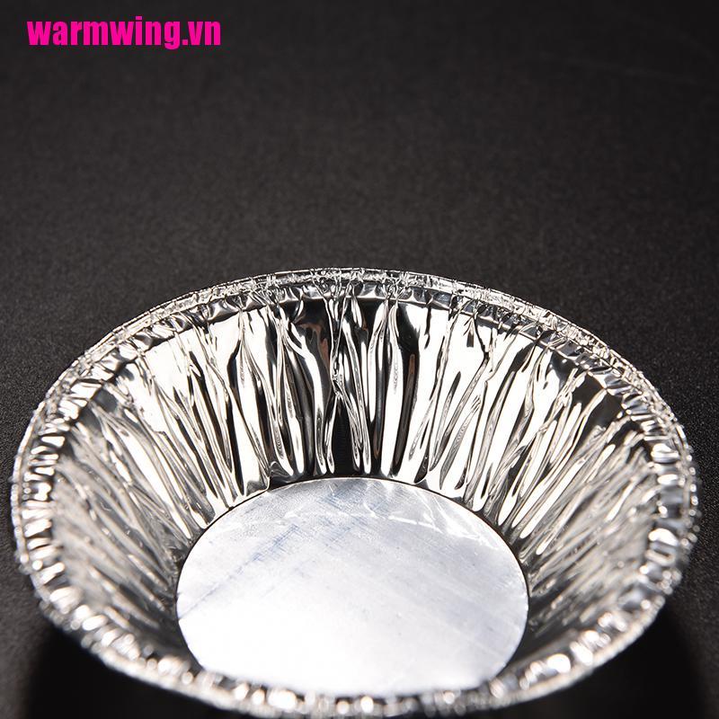 Set 50 Khuôn Giấy Nhôm Làm Bánh Tart Trứng Dùng Một Lần Tiện Dụng