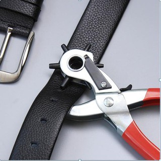 Kìm Bấm Lỗ Dây Nịt Punch.Kìm Bấm Lỗ Thắt Lưng,Dây Da Đa Năng,Siêu Tiện Lợi,Chuyên Dụng Với 6 Kích Cỡ Lỗ 2mm; 2,5mm; 3mm
