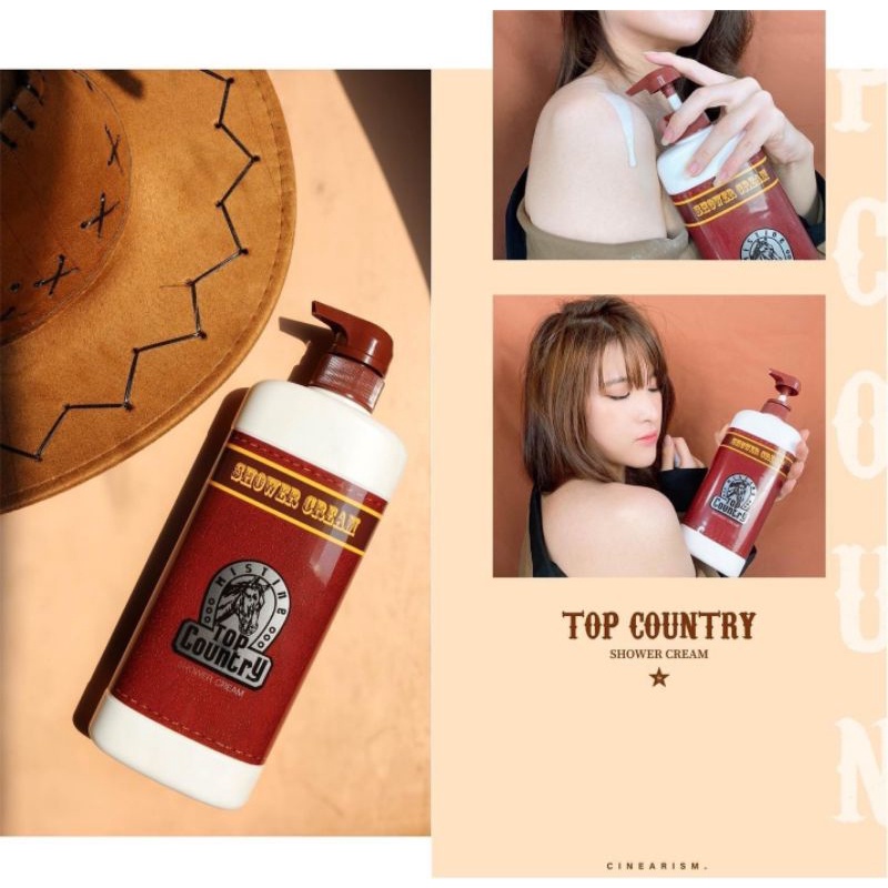 Sữa tắm ngựa Top Country Thái LanTẶNG KÈM SỮA RỬA MẶT