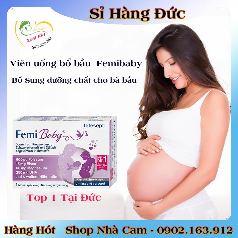 [auth] Vitamin tổng hợp cho mẹ bầu và sau sinh Femibaby của Đức [Hot]