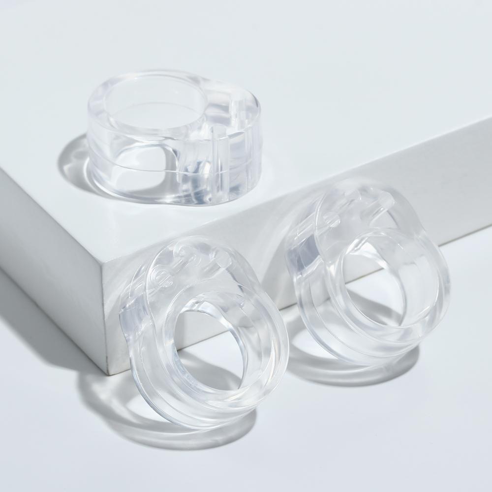 LANSEL Miếng Chặn Cửa Bằng PVC Trong Suốt Bảo Vệ An Toàn
