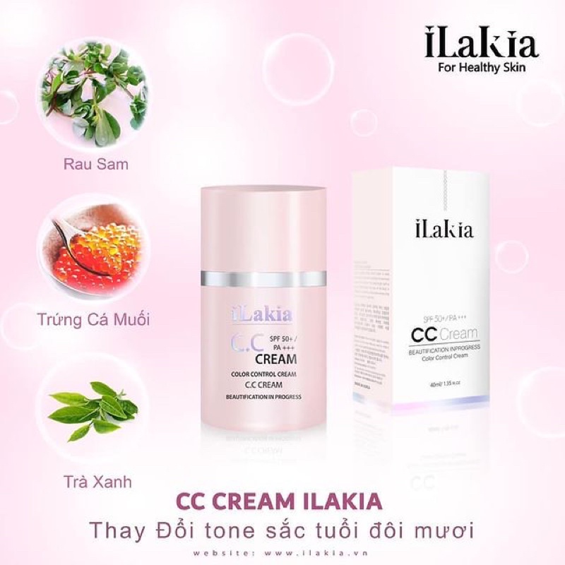 Kem Nền Che Khuyết Điểm Đa Năng CC Cream SPF 50+/PA +++ 40ml KOREA