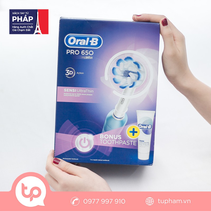 Bàn Chải Đánh Răng Điện Oral-B Pro 650