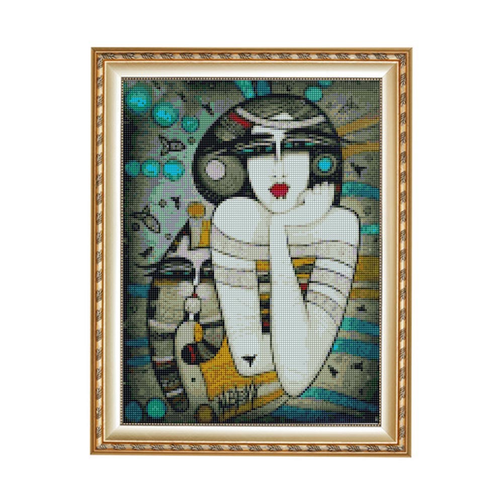 Bộ Tranh Đính Đá Tự Làm Họa Tiết Phong Cảnh Ngọt Ngào