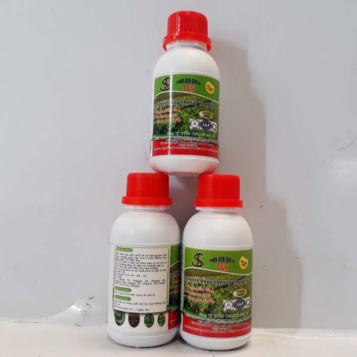 Phân Bón Lá: Dùng Cho Rau Sạch - Xanh Lá, Nở Ngọn, Mập Thân, Nuôi Trái To - Chai 100ml