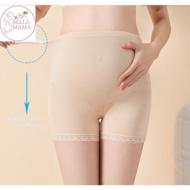 Quần mặc trong váy ĐÁP BỤNG chân ren