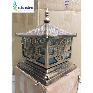 ĐÈN TRỤ CỔNG NHÔM ĐÚC D300