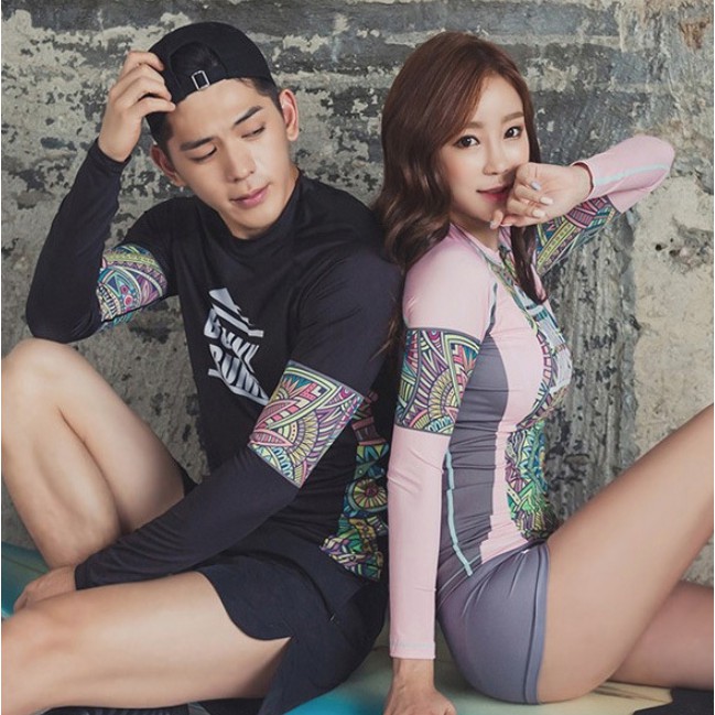 [Xả Kho] Đồ Bơi Tay Dài Nữ - Nữ Hồng Thổ Cẩm | BigBuy360 - bigbuy360.vn