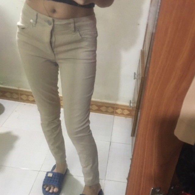 quần chino khaki kaki vnxk xuất dư xịn garage jean thun 9 tấc | BigBuy360 - bigbuy360.vn